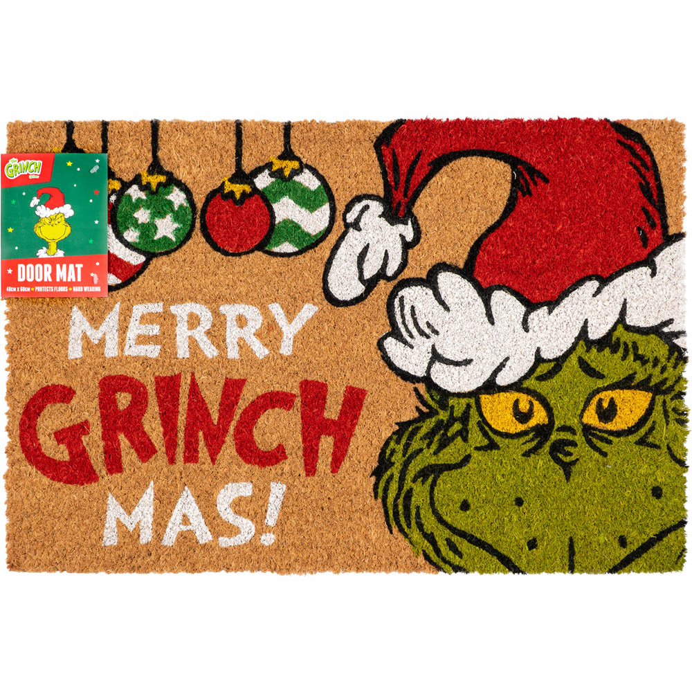 Grinch Printed Coir Door Mat Image 3