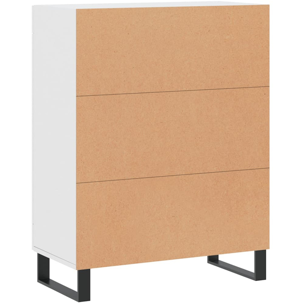 vidaXL 2 Door White Sideboard Image 8