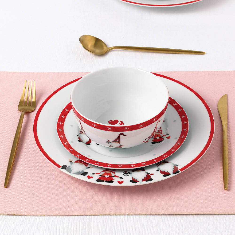 Waterside Nordic Gnome 12 Piece Dinner Set Image 2