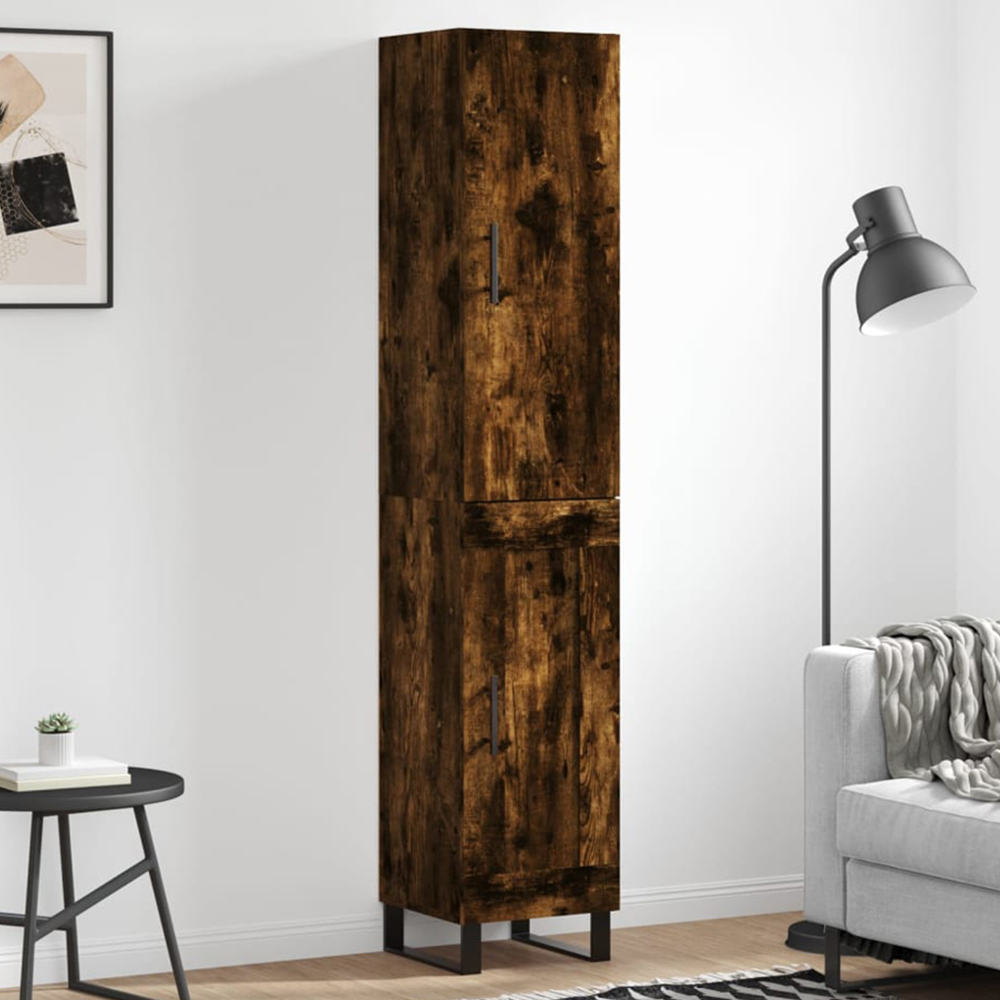 vidaXL Brown Engineered Wood Highboard Image
