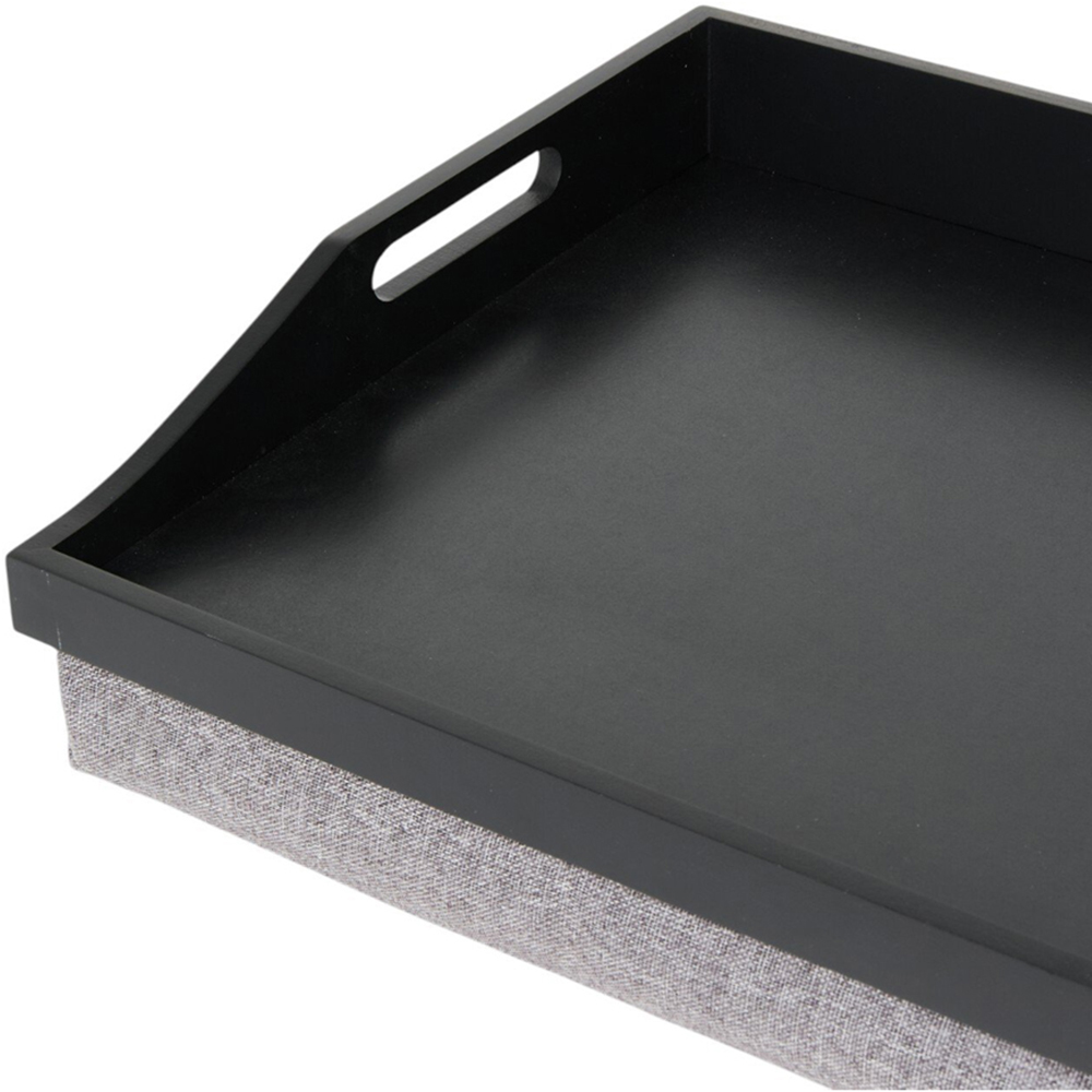 Premium Lap Tray with Handles Black Image 3