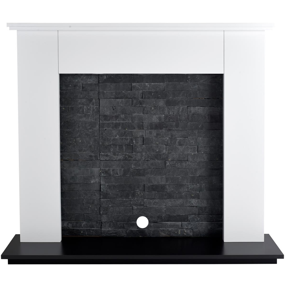 Focal Point Lashenden White and Slate Surround Set Image 3