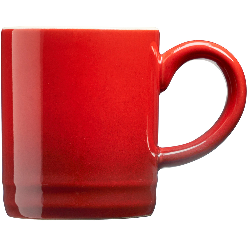 Cooks Professional Red Espresso Stoneware Cups 4 Pack Image 2