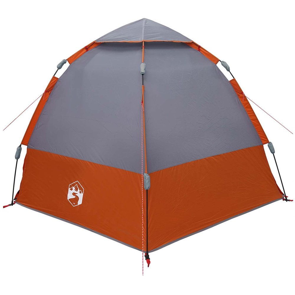 vidaXL 4 Person Instant Tent Grey Image 3