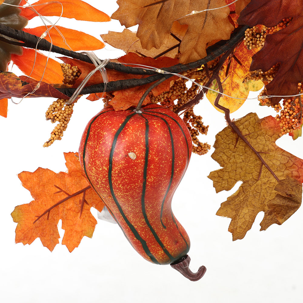 Living and Home LED Garland with Sunflower and Pumpkins 180cm Image 5