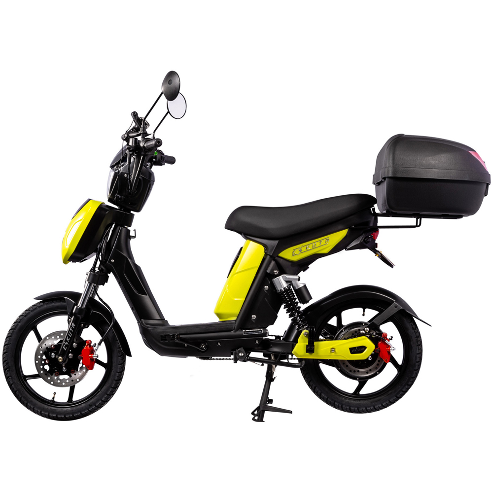 Eskuta SX-250 Voyager Max Matte Acid Yellow Electric Bike 48V Image 2