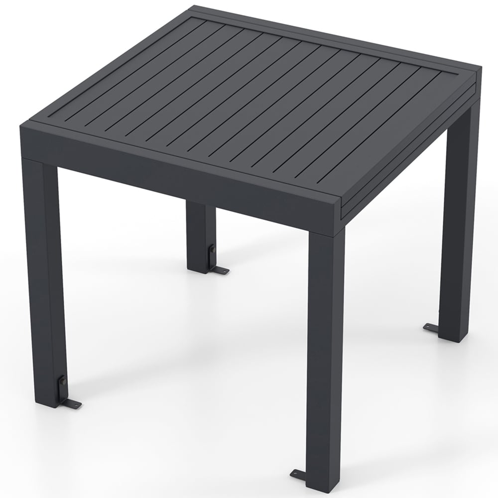 Costway 6 Seater Expandable Dining Table Grey Image 4