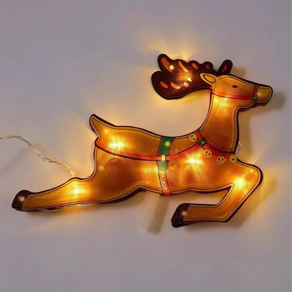 Marco Paul Santa Sleigh Stake Light Christmas Decoration 53cm Image 4