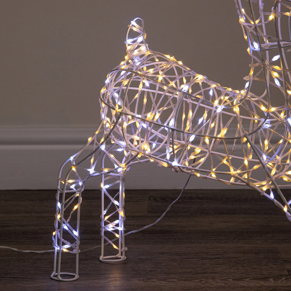 Samuel Alexander Cool and Warm White LED Light-Up Twinkling Christmas Baby Reindeer 41cm Image 8