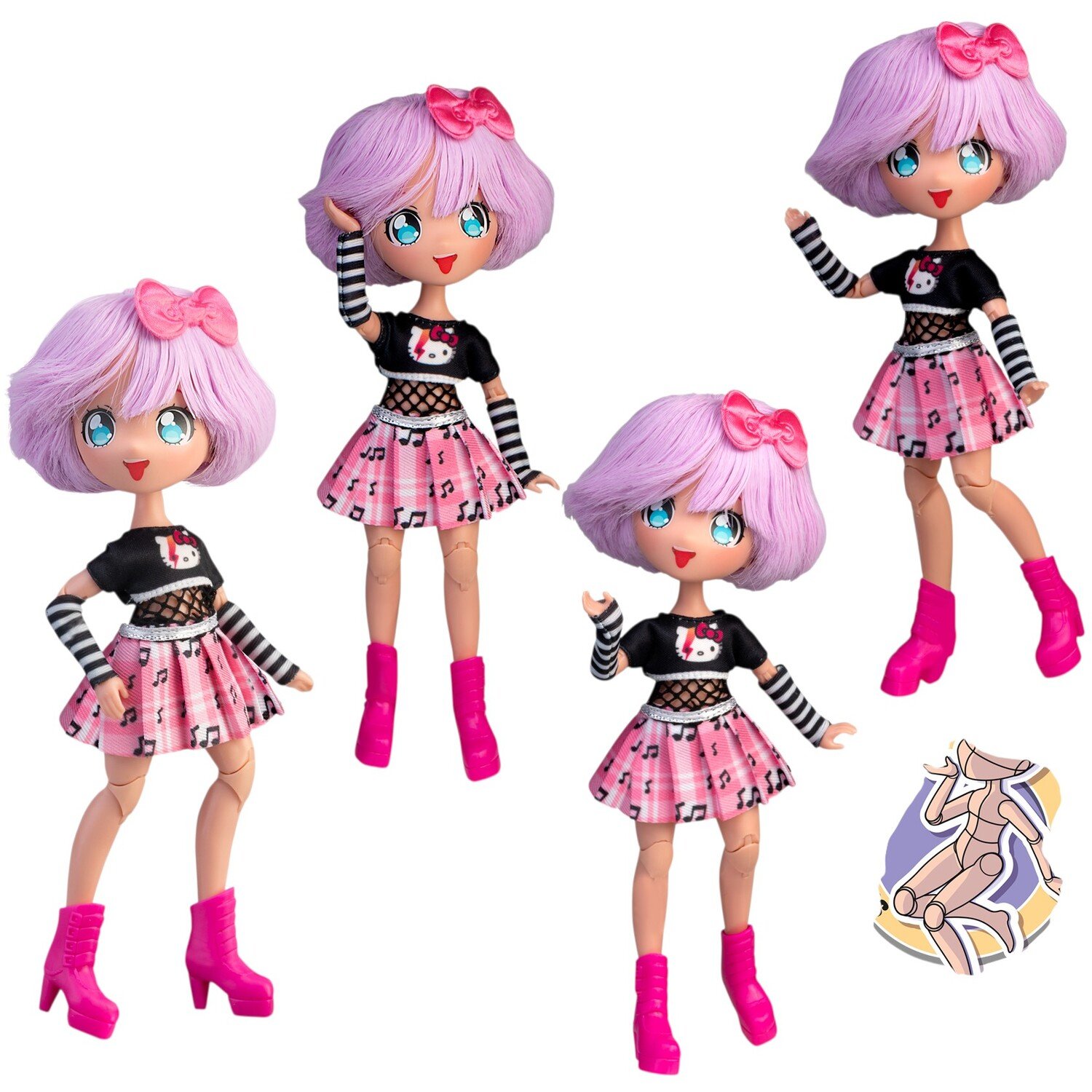 Assorted Hello Kitty Manga Doll Image 11