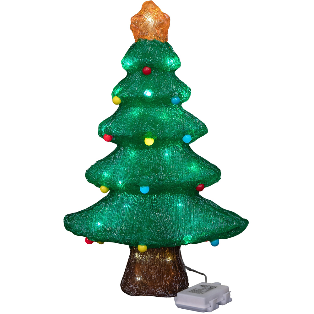 Samuel Alexander 60 Cool White LED Light Up Bauble Tree Christmas Decoration 46cm Image 2