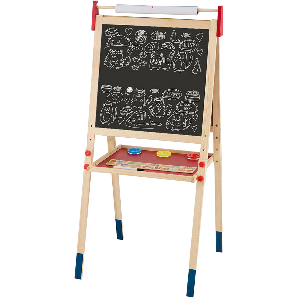 Costway 2-in-1 Kids Double Sided Art Easel with Tray Image 1
