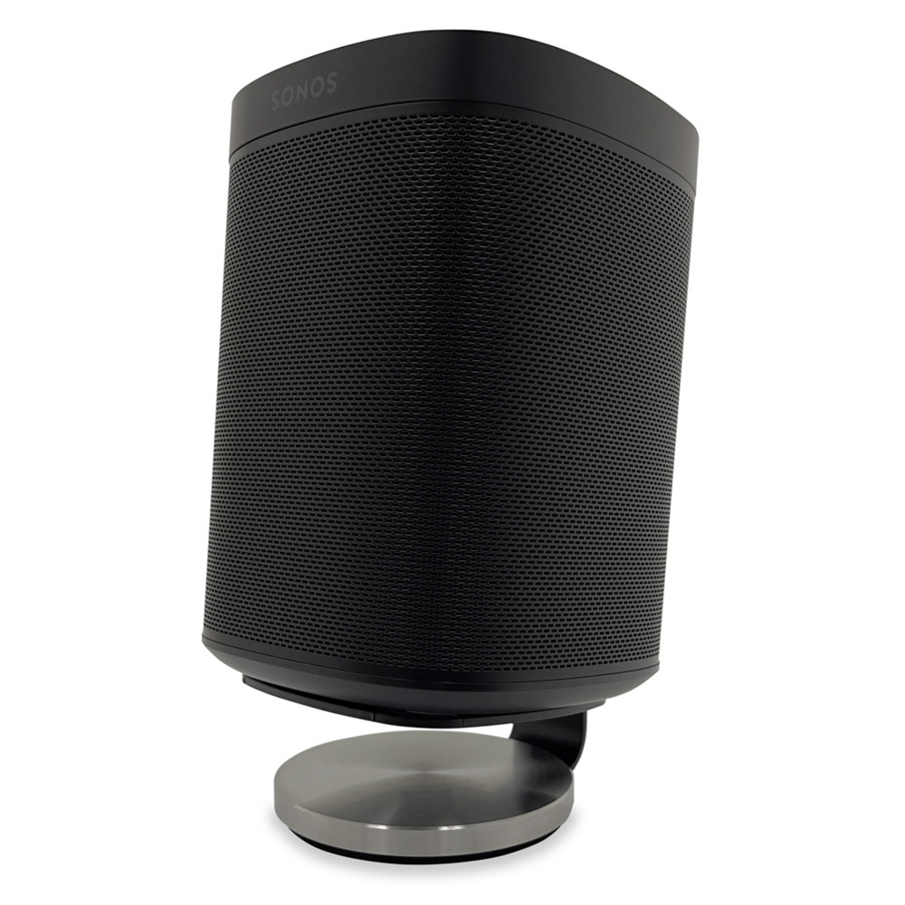 AVF Black Sonos One Desk Speaker Stand Image 4