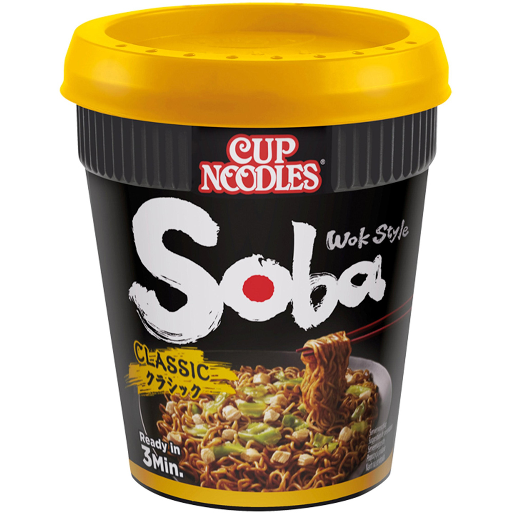Nissin Soba Classic Instant Noodles 90g Image