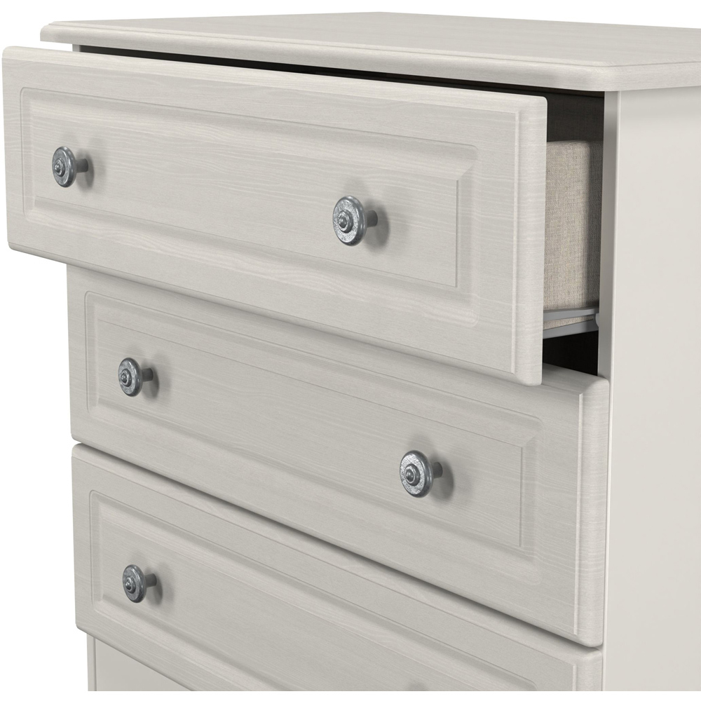 Crowndale Pembroke 3 Drawer Grey Ash Chest of Drawers Ready Assembled Image 6