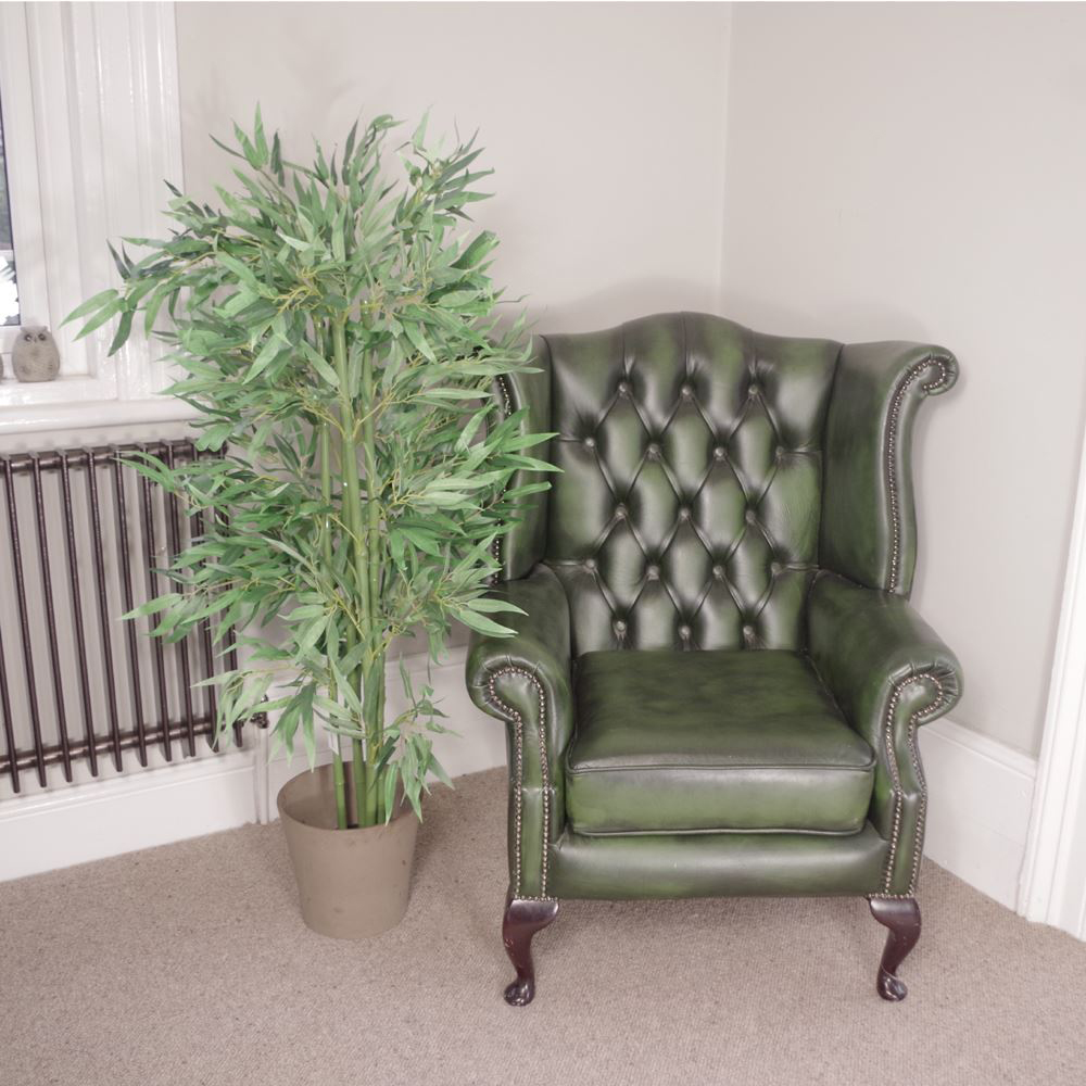Leaf Artificial Green Bamboo Plant Pot 120cm Image 2
