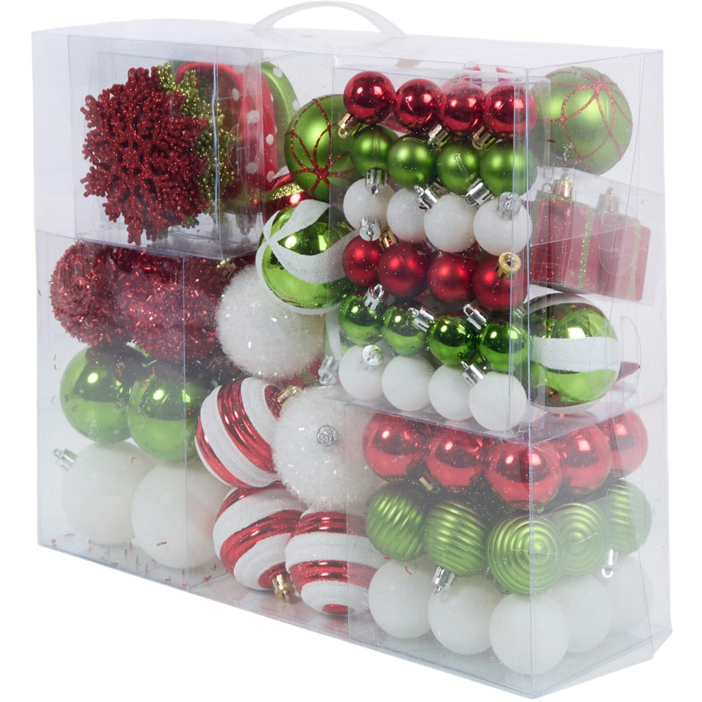 Set of 110 Candy Cane Carnival Baubles Image 2