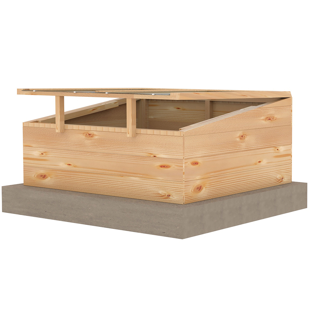 Shire Holkham Pressure Treated Cold Frame Image 3