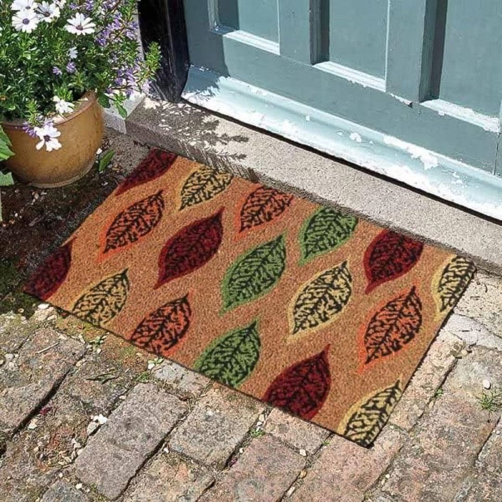 Garden Mile Autumn Leaves Non Slip Door Mat Image 2