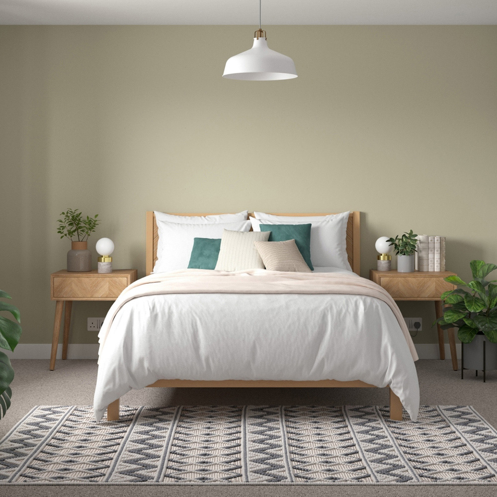 Dulux Trade Overtly Olive Walls and Ceilings Diamond Matt Paint 2.5L Image 4