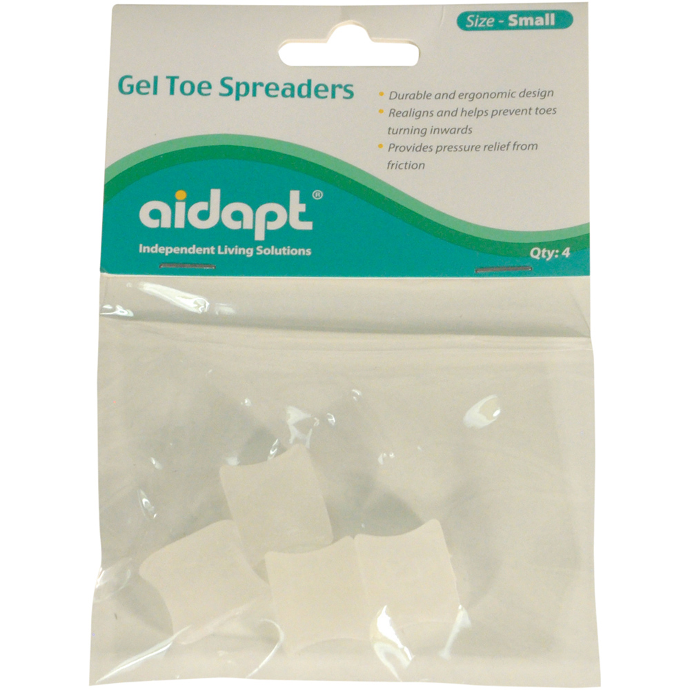Aidapt Small Gel Toe Spreaders 4 Pack Image 1