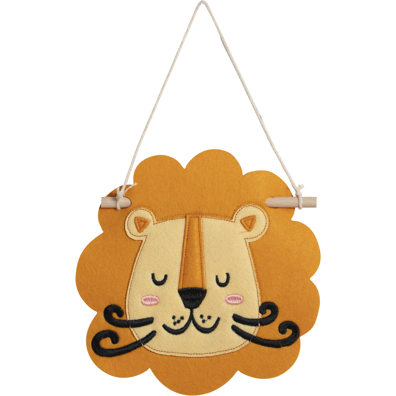 Cute Animal Fabric Wall Hanging Image 2