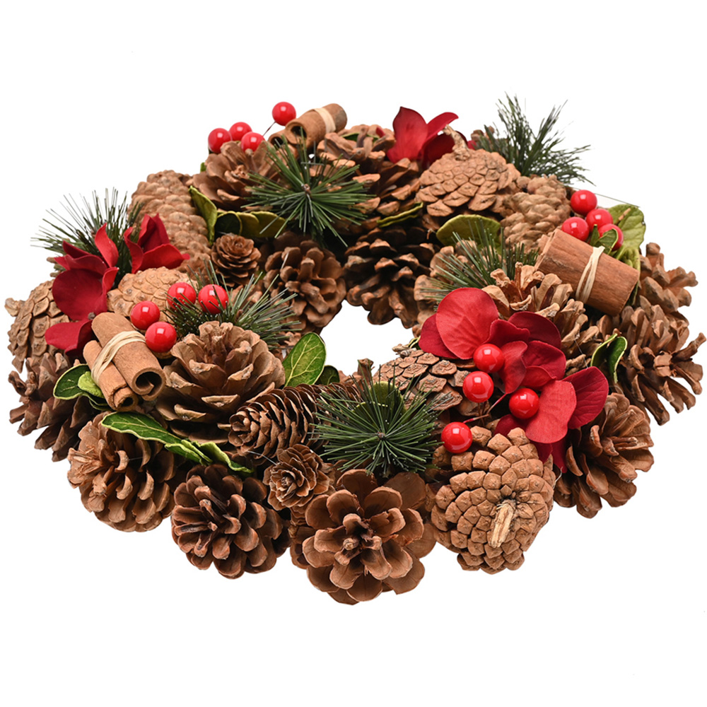 The Seasonal Gift Co. Cinnamon Wreath 30cm Image 2