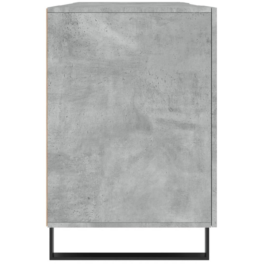 vidaXL 2 Door Computer Desk Concrete Grey Image 6