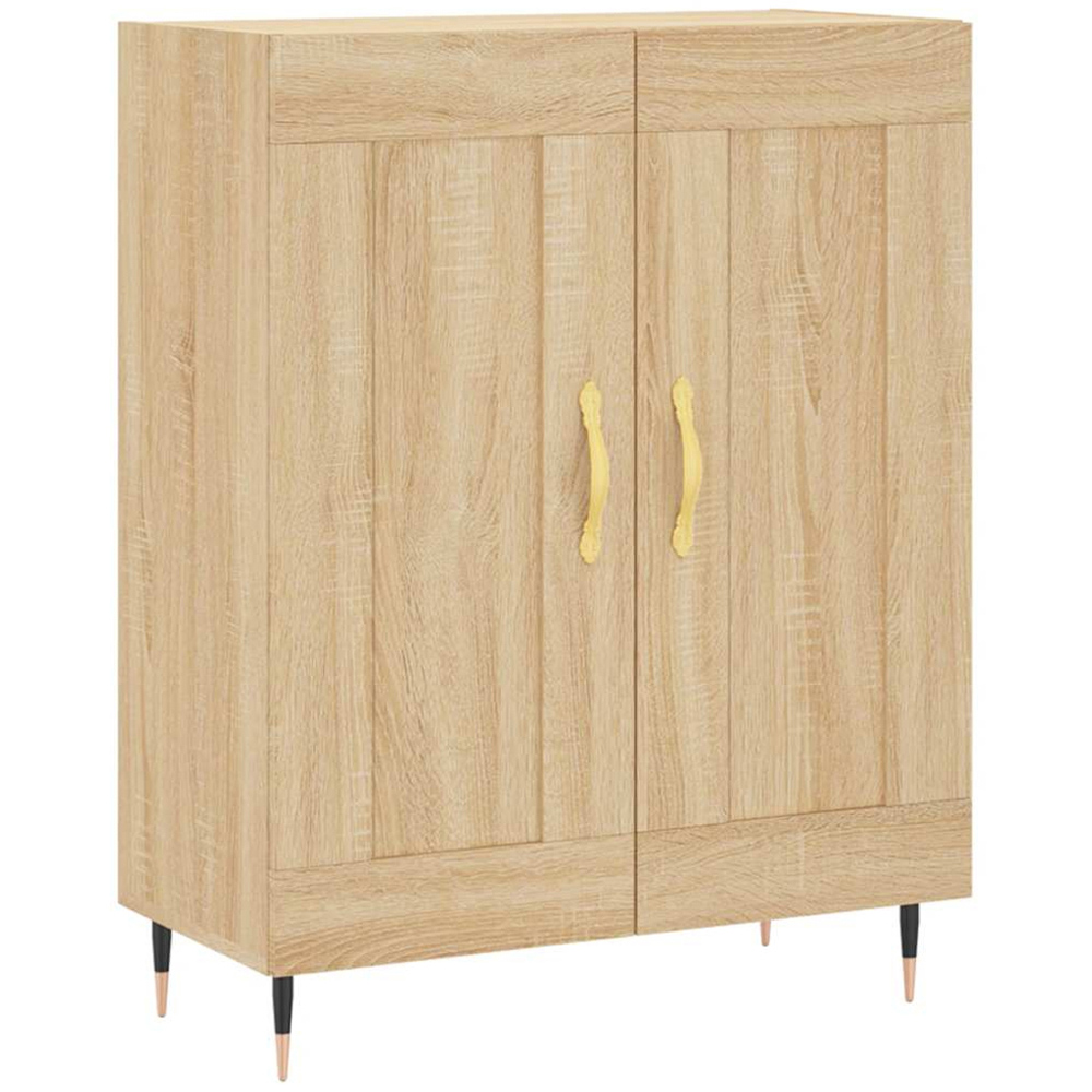 vidaXL 4 Door 6 Shelf Sonoma Oak Highboard Image 6