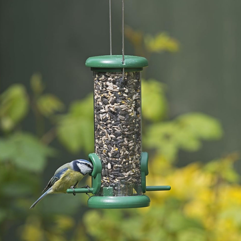 Happy Beaks Jacobi Jayne Ring Pull 2 Port Small Hanging Bird Seed Feeder Image 2