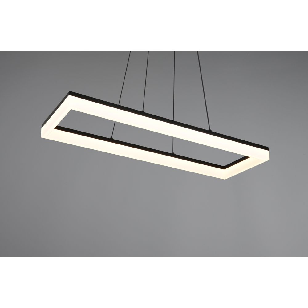 TRIO Camino Matt Black LED Pendant Light Image 5