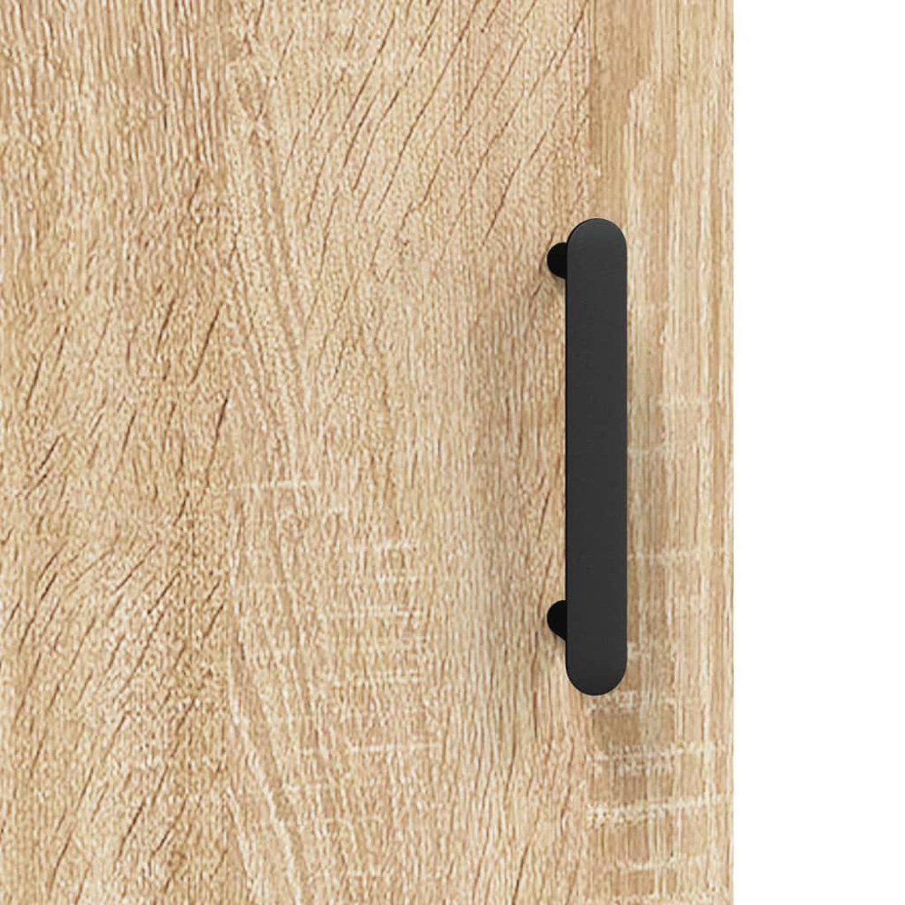 vidaXL 2 Door Brown Sonoma Oak Wall Mounted Cabinet Image 8