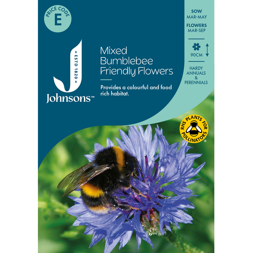 Mixed Bumblebee Friendly Flower Seeds Image 2