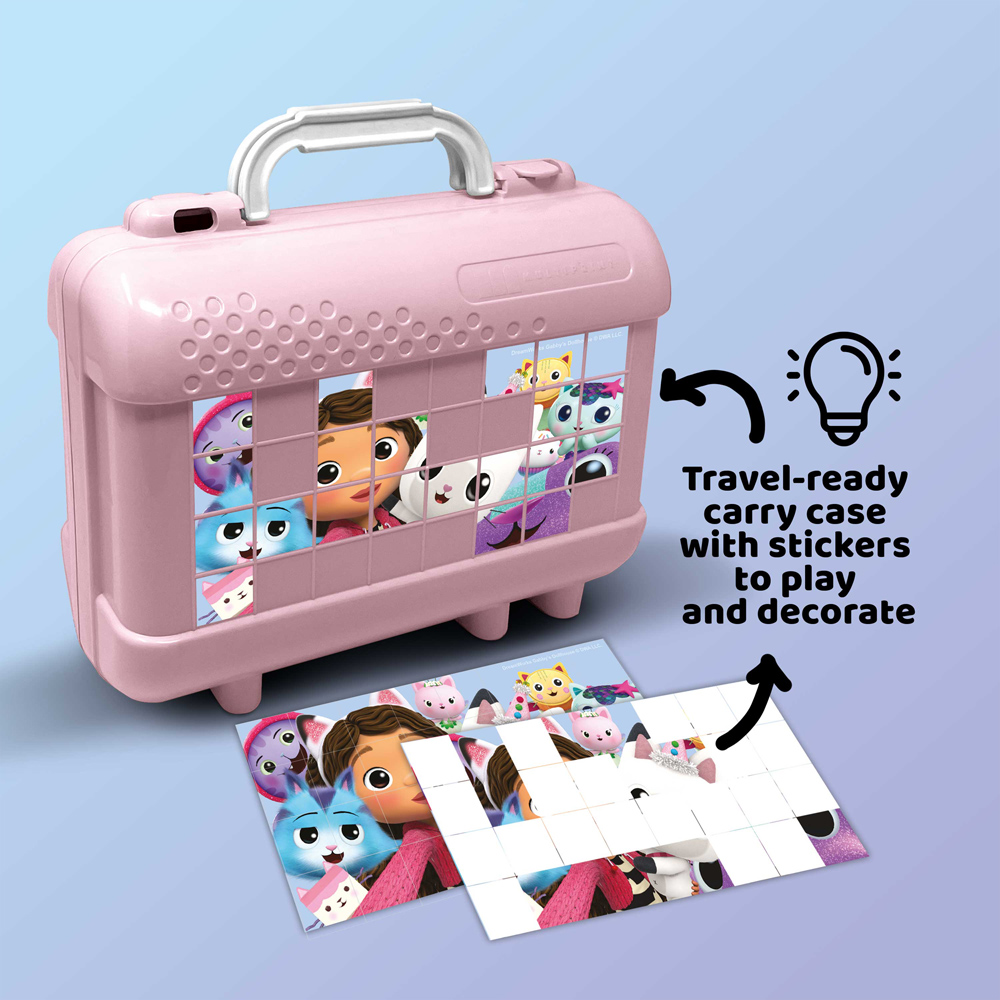Multiprint Gabbys Dollhouse Kids Travel Colouring and Stamp Set Image 4