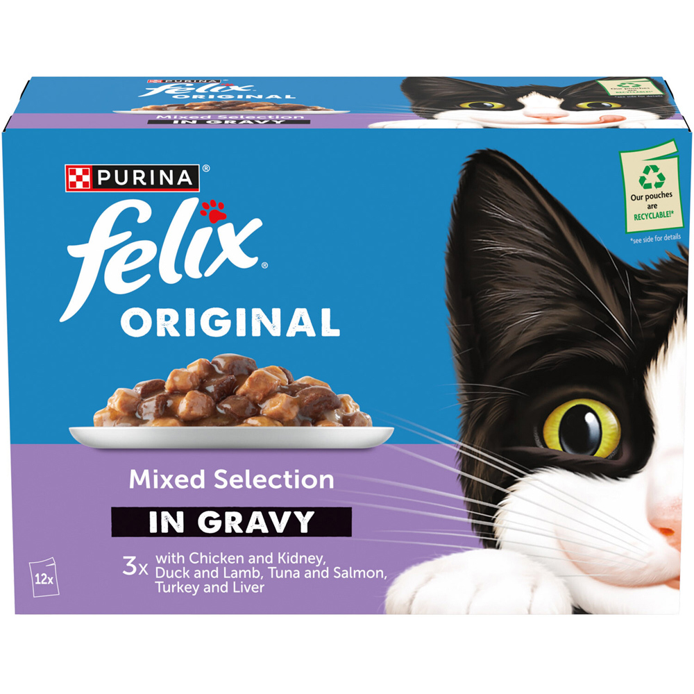 Felix Mixed Selection in Gravy Wet Cat Food Image 2