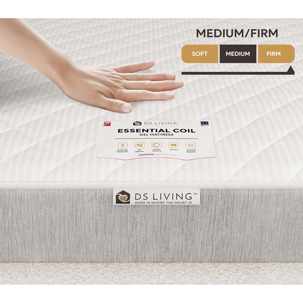 DS Living Tranquil Super King Size 13.5g Bonnell Spring Gel Comfort Layer Mattress Image 5