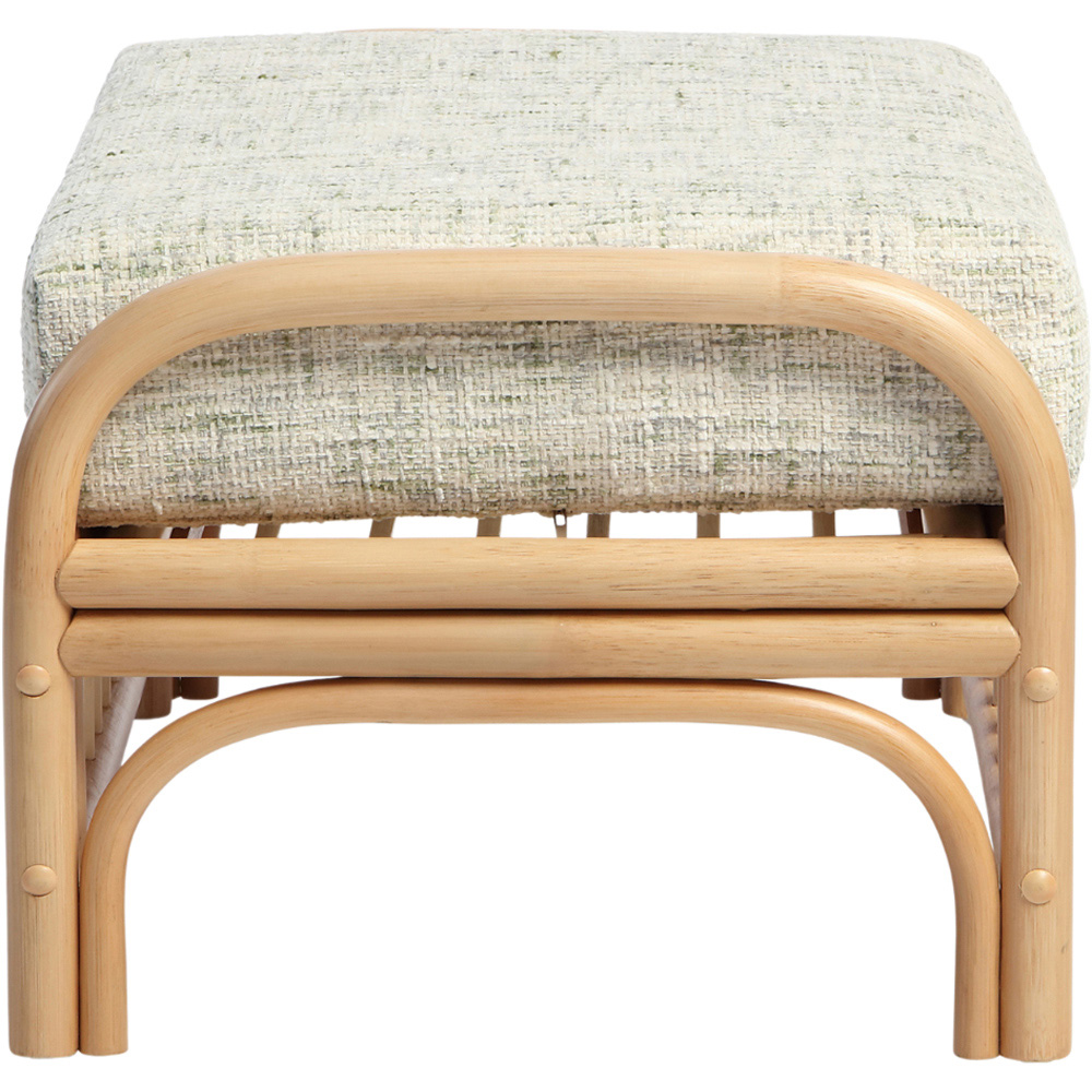 Desser Solo Natural Rattan Apple Crumble Footstool Image 4