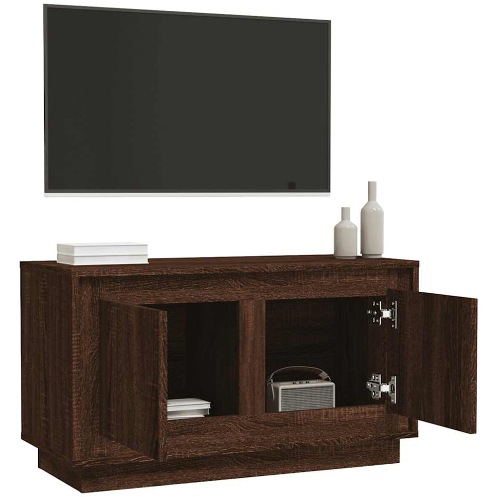 vidaXL 2 Door Brown Oak TV Cabinet Image 5