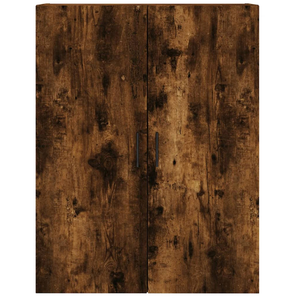 vidaXL 4 Door 6 Shelf Smoked Oak Highboard with Metal Legs Image 6
