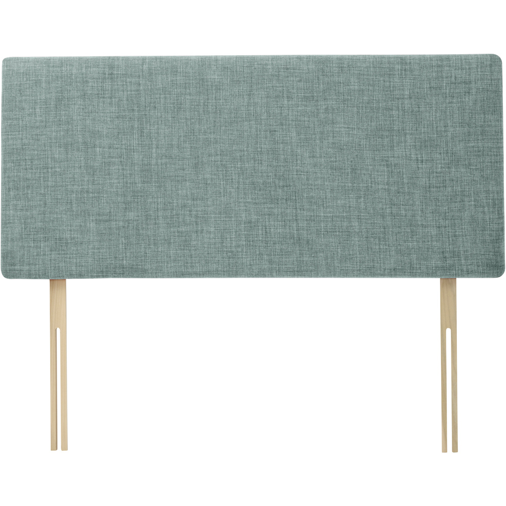 Bedmaster Valencia Single Duck Egg Linen Plain Headboard Image 2