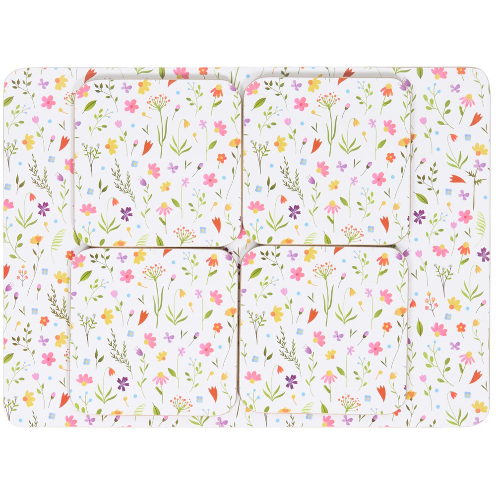 Wildflower Placemat and Coaster Set Image 2