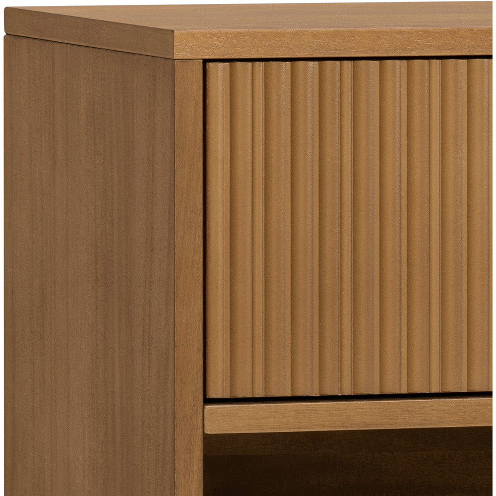 Teamson Home Tremolo Single Drawer Single Shelf Natural Nightstand Image 6