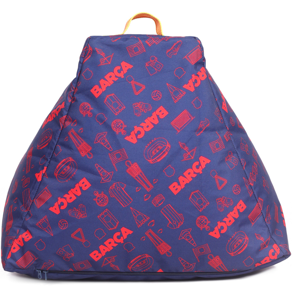 Kaikoo Barcelona Blue and Red Print Kids Tripod Chair Image 6