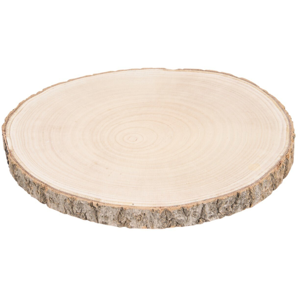 Paulownia Wooden Log Decoration Natural 30cm Image 3
