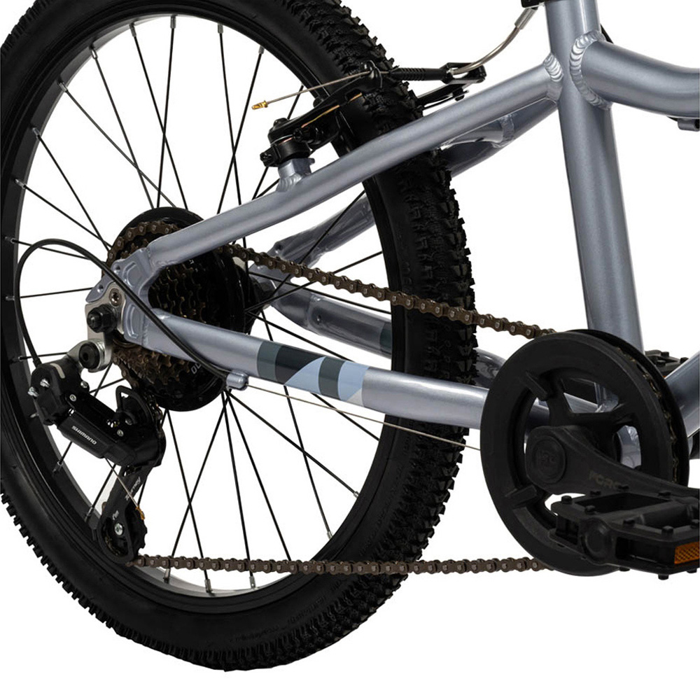 Huffy Literide Junior Boys 7 Speed 20 inch Alloy Titanium Sky Blue and Grey Bike Image 3
