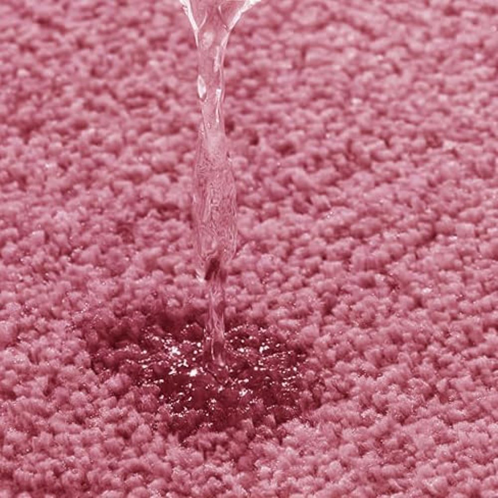 Allure Bath Fashions Rose Pink Microfibre Luxury Non-Slip Pedestal Mat 50 x 50cm Image 5