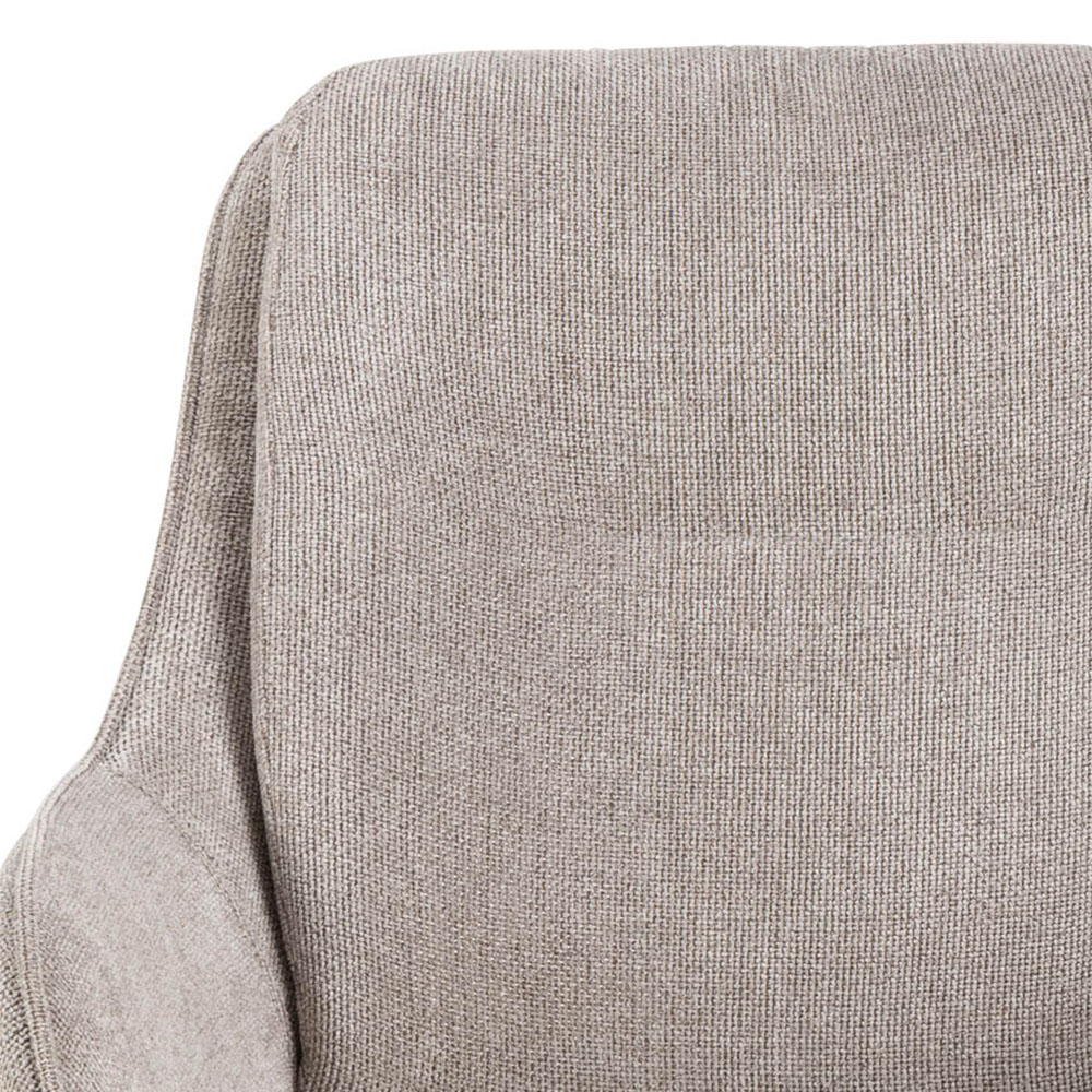 Florence Carrie Sand Swivel Dining Chair Set of 2 Image 5