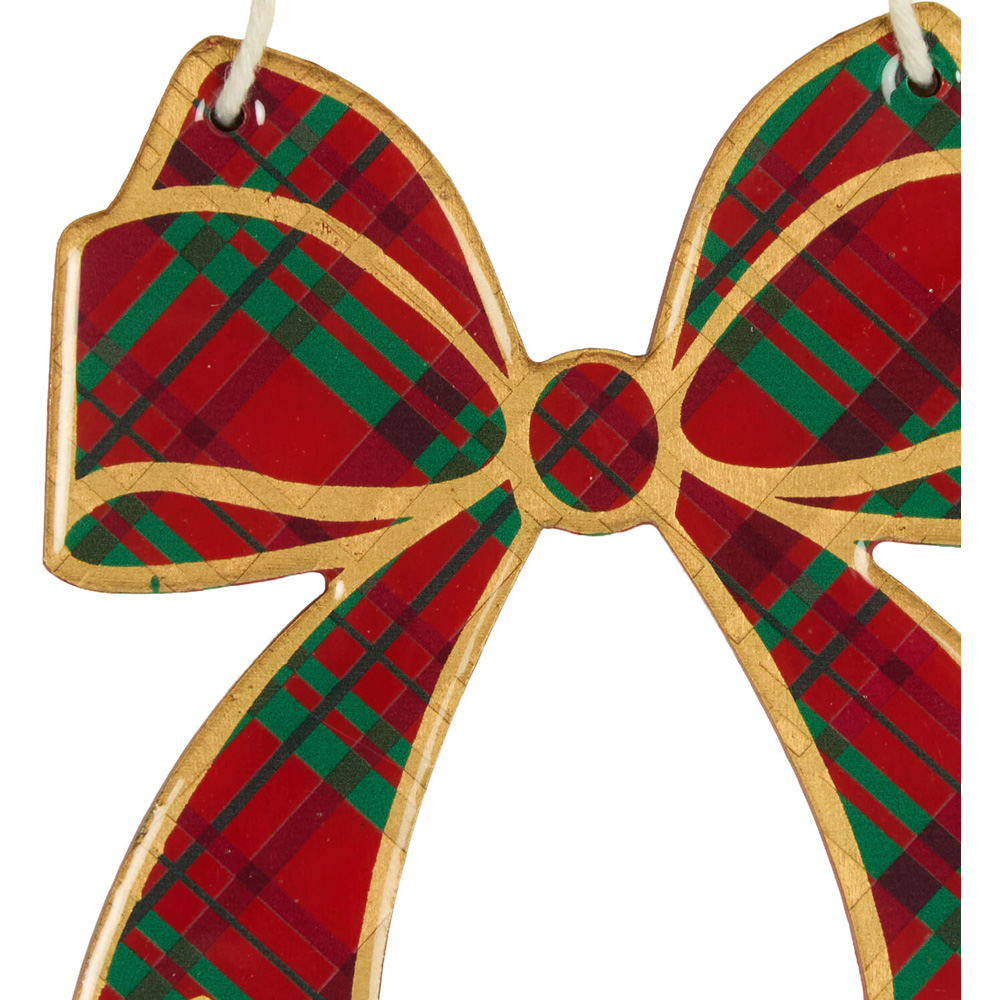 Tartan Bow Decoration Image 3