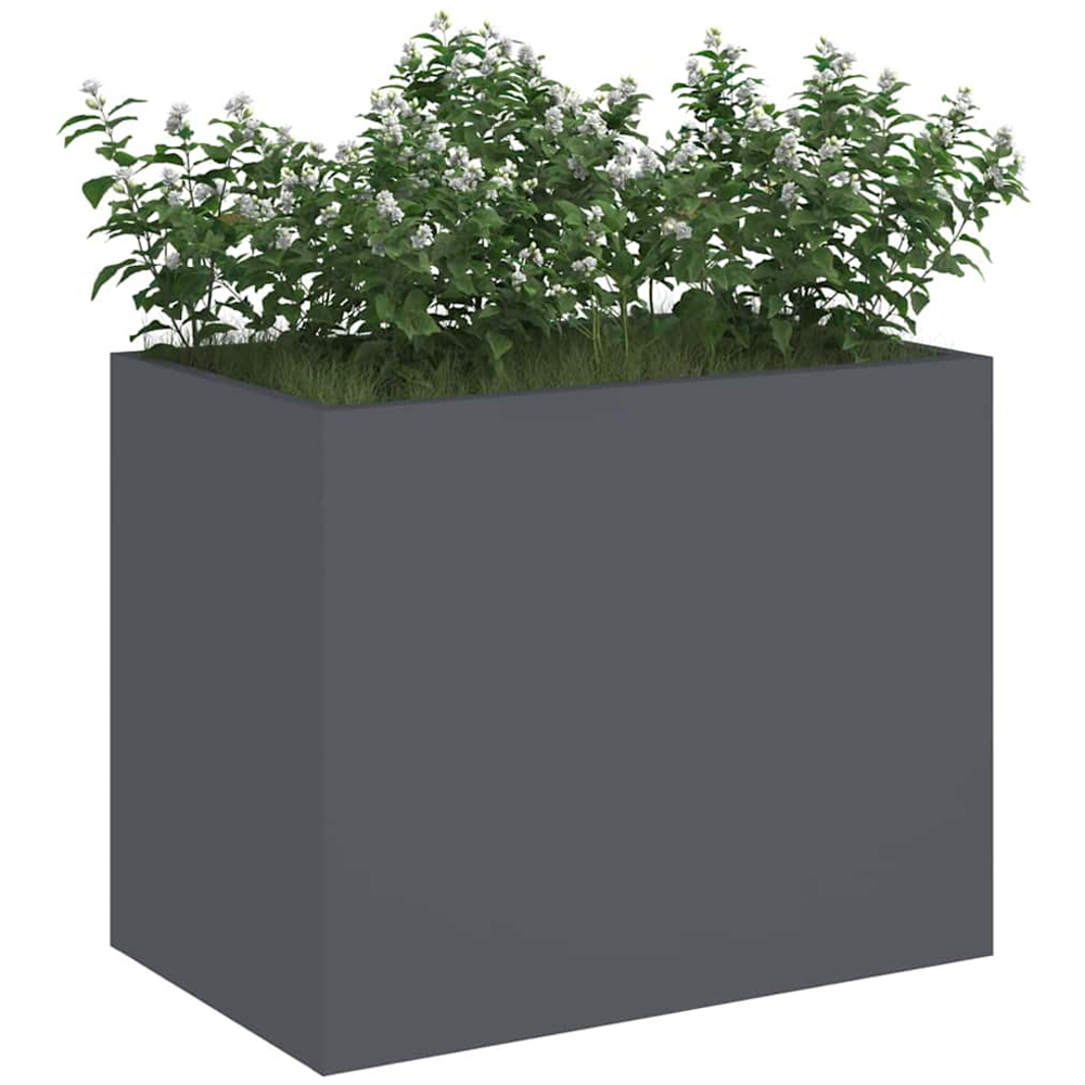 vidaXL Anthracite Cold Rolled Steel Garden Decor 40 x 50 x 32cm Image 3