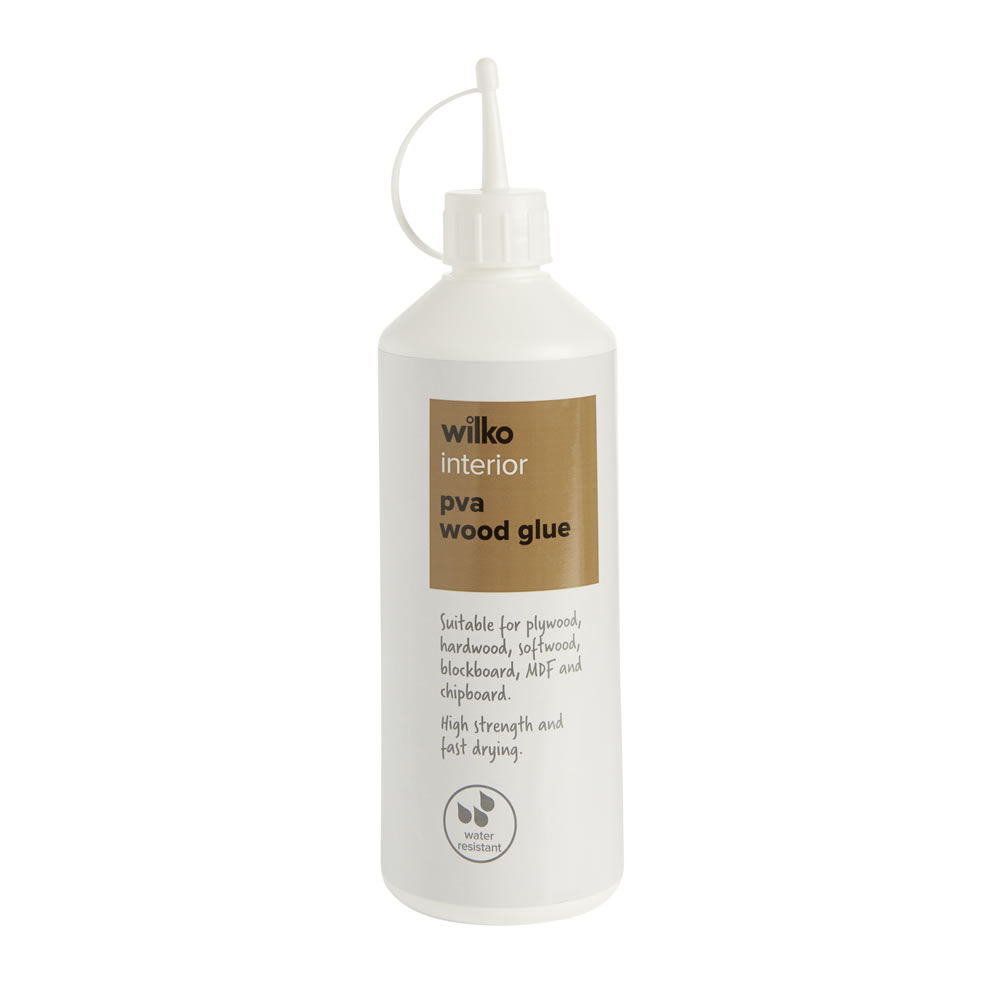 Wilko Interior PVA Wood Glue 500ml Wilko